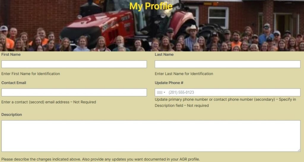 Brothers My Account My Profile Page Body