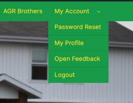 Reset Password Menu
