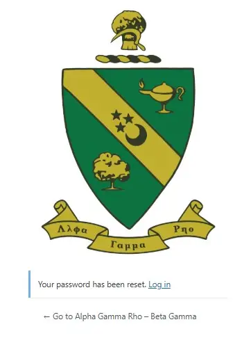 Your Password has been reset